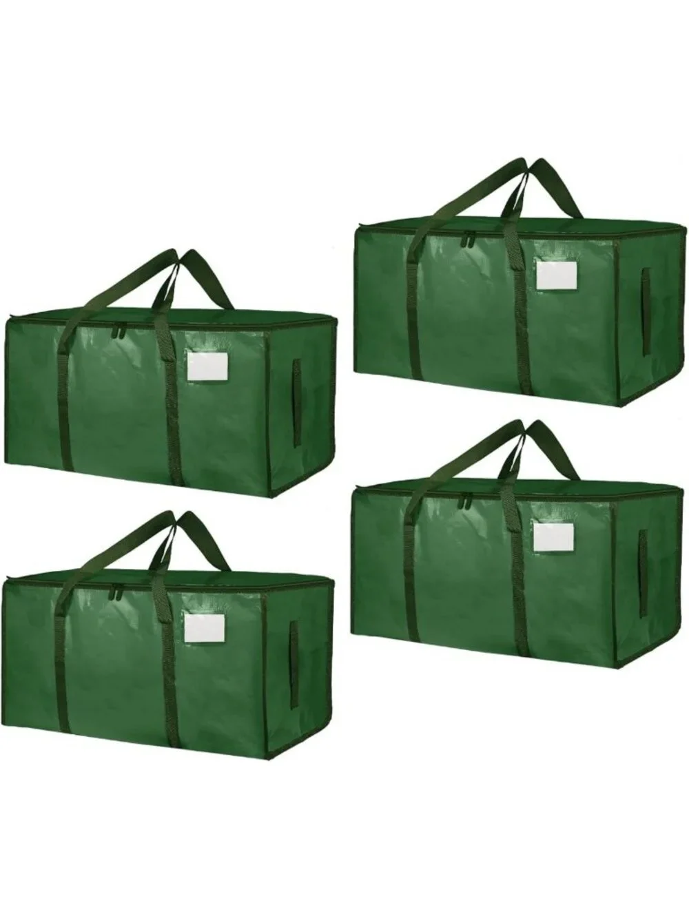 Extra Large Heavy Duty Moving Bags - Waterproof Storage Totes with Zippers